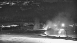 Horní část sjezdovky skiareálu Hlubočky