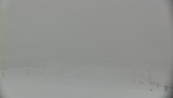 Horní část sjezdovky skiareálu Hlubočky