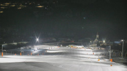 Horní část sjezdovky skiareálu Hlubočky