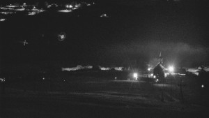 Skiareál Hlubočky - Horní část sjezdovky skiareálu Hlubočky - 18.1.2026 v 00:45