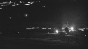 Skiareál Hlubočky - Horní část sjezdovky skiareálu Hlubočky - 18.1.2026 v 00:50