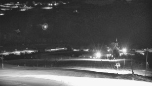 Skiareál Hlubočky - Horní část sjezdovky skiareálu Hlubočky - 18.1.2026 v 06:20