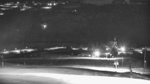 Skiareál Hlubočky - Horní část sjezdovky skiareálu Hlubočky - 18.1.2026 v 06:30