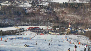 Skiareál Hlubočky - Horní část sjezdovky skiareálu Hlubočky - 18.1.2026 v 10:10