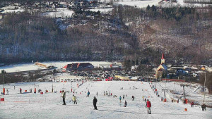 Skiareál Hlubočky - Horní část sjezdovky skiareálu Hlubočky - 18.1.2026 v 12:05