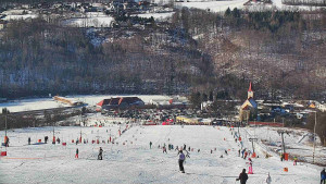 Skiareál Hlubočky - Horní část sjezdovky skiareálu Hlubočky - 18.1.2026 v 12:10