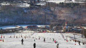 Skiareál Hlubočky - Horní část sjezdovky skiareálu Hlubočky - 18.1.2026 v 13:20
