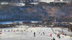 Skiareál Hlubočky - Horní část sjezdovky skiareálu Hlubočky - 18.1.2026 v 13:35