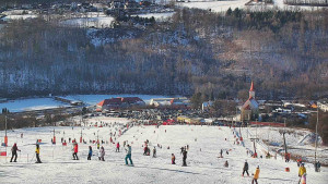 Skiareál Hlubočky - Horní část sjezdovky skiareálu Hlubočky - 18.1.2026 v 13:50