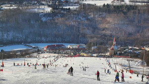 Skiareál Hlubočky - Horní část sjezdovky skiareálu Hlubočky - 18.1.2026 v 13:55