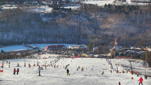 Skiareál Hlubočky - Horní část sjezdovky skiareálu Hlubočky - 18.1.2026 v 14:00