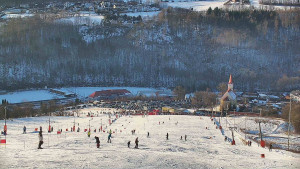 Skiareál Hlubočky - Horní část sjezdovky skiareálu Hlubočky - 18.1.2026 v 14:55