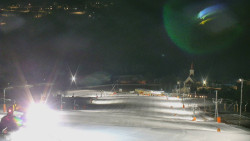 Horní část sjezdovky skiareálu Hlubočky