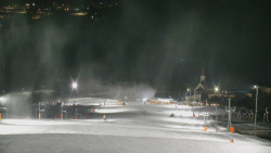 Horní část sjezdovky skiareálu Hlubočky