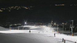 Horní část sjezdovky skiareálu Hlubočky