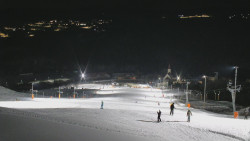 Horní část sjezdovky skiareálu Hlubočky