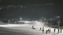 Horní část sjezdovky skiareálu Hlubočky