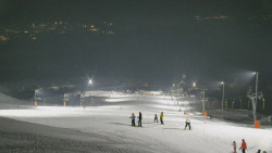 Horní část sjezdovky skiareálu Hlubočky