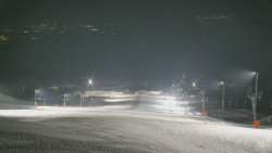 Horní část sjezdovky skiareálu Hlubočky