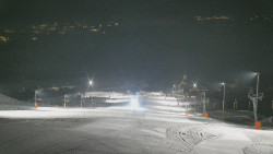 Horní část sjezdovky skiareálu Hlubočky