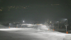 Horní část sjezdovky skiareálu Hlubočky