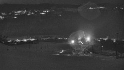 Horní část sjezdovky skiareálu Hlubočky