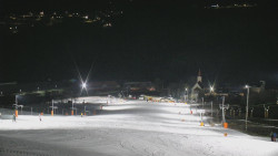 Horní část sjezdovky skiareálu Hlubočky