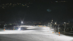 Horní část sjezdovky skiareálu Hlubočky