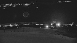 Horní část sjezdovky skiareálu Hlubočky