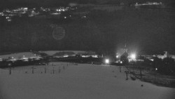 Horní část sjezdovky skiareálu Hlubočky