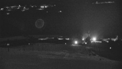 Horní část sjezdovky skiareálu Hlubočky