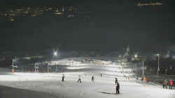 Horní část sjezdovky skiareálu Hlubočky