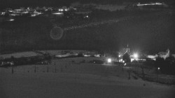 Horní část sjezdovky skiareálu Hlubočky