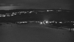 Horní část sjezdovky skiareálu Hlubočky