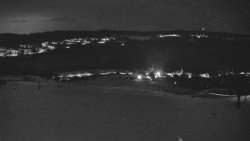 Horní část sjezdovky skiareálu Hlubočky