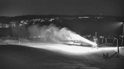 Horní část sjezdovky skiareálu Hlubočky