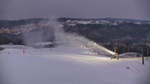 Skiareál Hlubočky - Horní část sjezdovky skiareálu Hlubočky - 1.2.2026 v 06:55 Skiareál Hlubočky - Horní část sjezdovky skiareálu Hlubočky - 1.2.2026 v 06:55