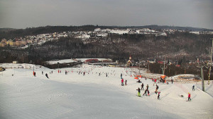 Skiareál Hlubočky - Horní část sjezdovky skiareálu Hlubočky - 1.2.2026 v 09:55 Skiareál Hlubočky - Horní část sjezdovky skiareálu Hlubočky - 1.2.2026 v 09:55