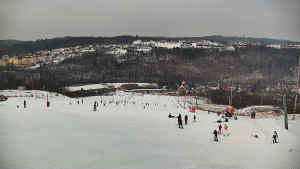 Skiareál Hlubočky - Horní část sjezdovky skiareálu Hlubočky - 1.2.2026 v 10:35