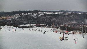 Skiareál Hlubočky - Horní část sjezdovky skiareálu Hlubočky - 1.2.2026 v 10:50