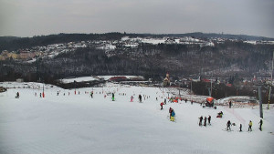 Skiareál Hlubočky - Horní část sjezdovky skiareálu Hlubočky - 1.2.2026 v 11:25