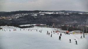 Skiareál Hlubočky - Horní část sjezdovky skiareálu Hlubočky - 1.2.2026 v 11:50