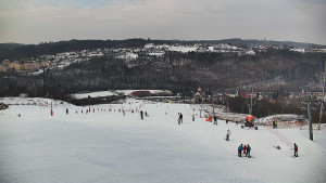 Skiareál Hlubočky - Horní část sjezdovky skiareálu Hlubočky - 1.2.2026 v 11:55 Skiareál Hlubočky - Horní část sjezdovky skiareálu Hlubočky - 1.2.2026 v 11:55