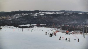 Skiareál Hlubočky - Horní část sjezdovky skiareálu Hlubočky - 1.2.2026 v 14:50