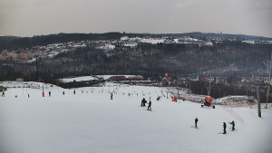Skiareál Hlubočky - Horní část sjezdovky skiareálu Hlubočky - 1.2.2026 v 15:10