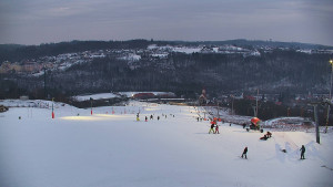 Skiareál Hlubočky - Horní část sjezdovky skiareálu Hlubočky - 1.2.2026 v 17:00