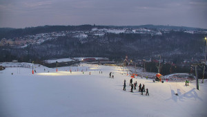 Skiareál Hlubočky - Horní část sjezdovky skiareálu Hlubočky - 1.2.2026 v 17:05
