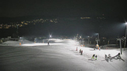 Horní část sjezdovky skiareálu Hlubočky