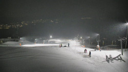 Horní část sjezdovky skiareálu Hlubočky