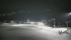 Horní část sjezdovky skiareálu Hlubočky